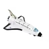 LEAN TOYS razzo spaziale con astronave in metallo - a retrocarica, effetti luce e suono, set giocattolo aerospaziale