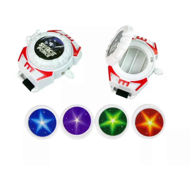 LEAN TOYS Set Space Warrior pistola laser spada laser manette lanciadischi