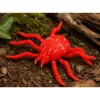 LEAN TOYS Spider Red Figura in gomma estensibile realistica 12 cm