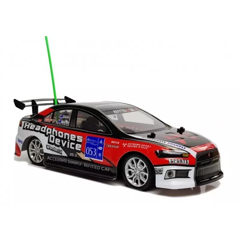 LEAN TOYS auto sportiva da corsa radiocomandata R/C 27MHz rosso