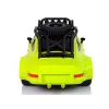 LEAN TOYS Auto sportiva 1:18 verde ruota di scorta pilota