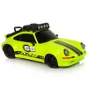 LEAN TOYS Auto sportiva 1:18 verde ruota di scorta pilota