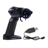 LEAN TOYS Moto sportiva radiocomandata 2.4G racer portata 35m blu