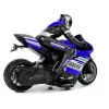LEAN TOYS Moto sportiva radiocomandata 2.4G racer portata 35m blu