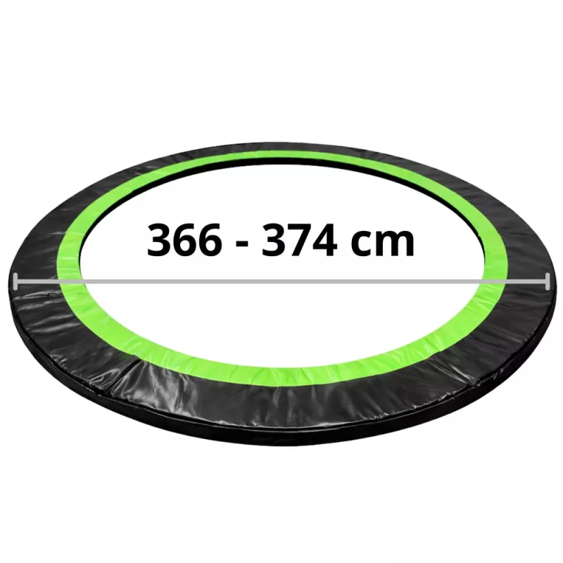 LEAN TOYS Coprimolle per trampolino 12ft LEAN SPORT PRO – PVC resistente ai raggi UV, blu