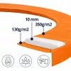 LEAN TOYS coprimolle per trampolino 14ft LEAN SPORT BEST - imbottitura di sicurezza blu
