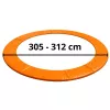 LEAN TOYS Coprimolle per trampolino 10ft, blu, PVC resistente ai raggi UV, schiuma EPE, cinghie elastiche, EN71, serie BEST