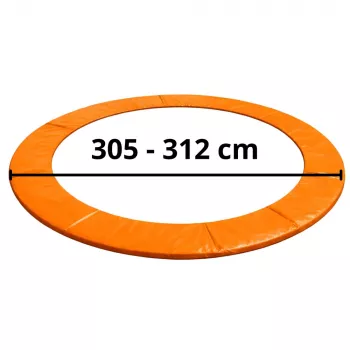 LEAN TOYS Coprimolle per trampolino 10ft, blu, PVC resistente ai raggi UV, schiuma EPE, cinghie elastiche, EN71, serie BEST