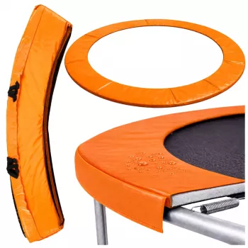 LEAN TOYS Coprimolle per trampolino 10ft, blu, PVC resistente ai raggi UV, schiuma EPE, cinghie elastiche, EN71, serie BEST