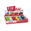 LEAN TOYS Molla a frizione scarabeo auto passeggeri 6 colori