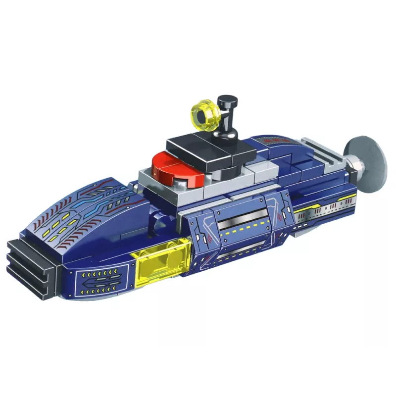 LEAN TOYS sottomarino mattoncini 115 pezzi adesivi da costruzione