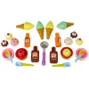 LEAN TOYS Set dolciumi gelato cupcake salse cucchiai