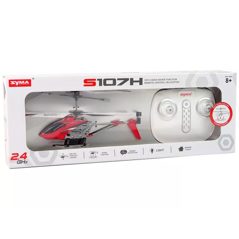 LEAN TOYS SYMA S107H 2.4G Elicottero RC rosso