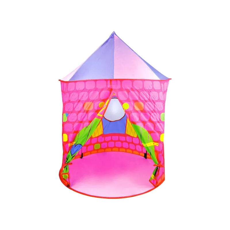 LEAN TOYS Castello principesse tenda base per bambini rosa