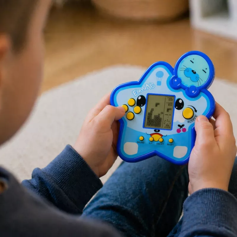 LEAN TOYS Tetris Star gioco elettronico - blu
