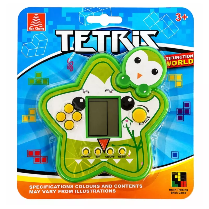 LEAN TOYS Tetris Star gioco elettronico - verde