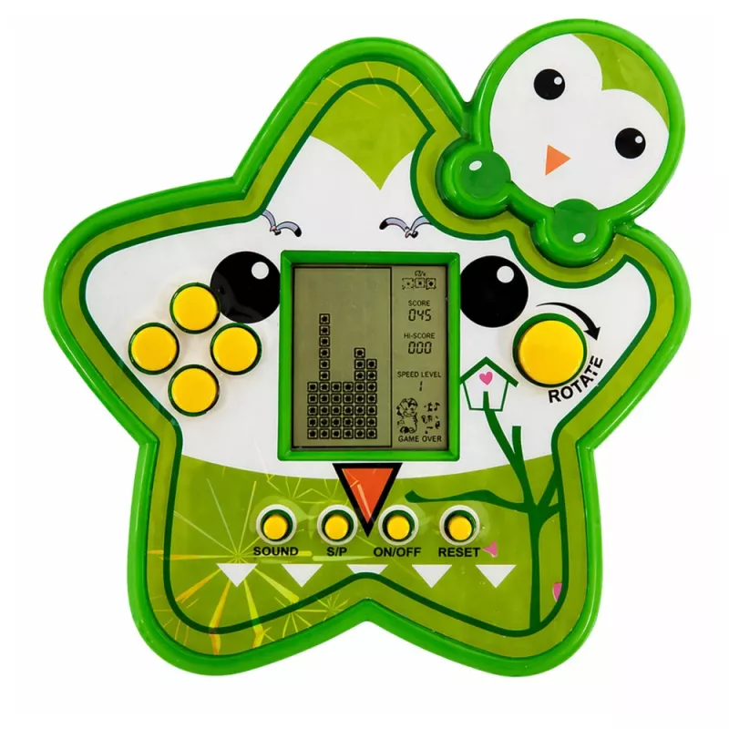LEAN TOYS Tetris Star gioco elettronico - verde