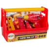 LEAN TOYS cassetta degli attrezzi martello pinza rosso