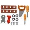 LEAN TOYS Set attrezzi in trolley officina sega cacciaviti