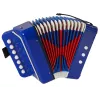 LEAN TOYS fisarmonica giocattolo per piccoli musicisti, blu (modello 9423)