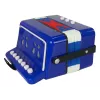 LEAN TOYS fisarmonica giocattolo per piccoli musicisti, blu (modello 9423)