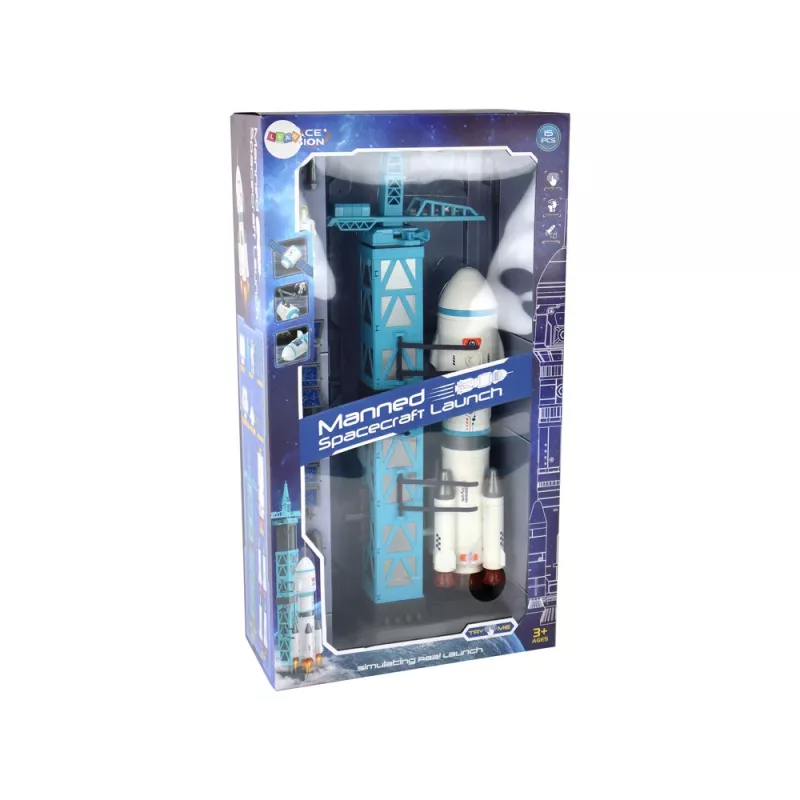 LEAN TOYS missione spaziale giocattolo rampa di lancio razzi astronauti 15 elementi