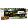LEAN TOYS Trattore per bambini con rimorchio auto da fattoria
