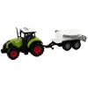 LEAN TOYS Trattore per bambini con rimorchio auto da fattoria