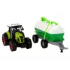 LEAN TOYS Trattore per bambini con rimorchio autocisterna fattoria