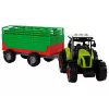 LEAN TOYS Trattore con rimorchio auto da fattoria