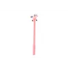 LEAN TOYS Penna a sfera Unicorn tappo nero ricarica mix bianco rosa 0,5mm