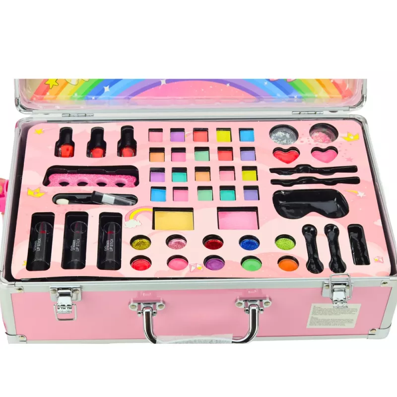 LEAN TOYS trolley rosa unicorno set beauty