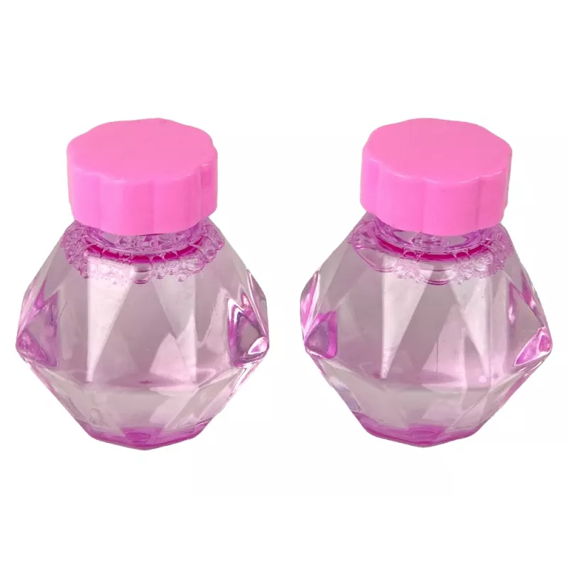 LEAN TOYS Bastoncino per bolle di sapone con luci e suoni rosa