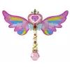 LEAN TOYS Bastoncino per bolle di sapone con luci e suoni rosa