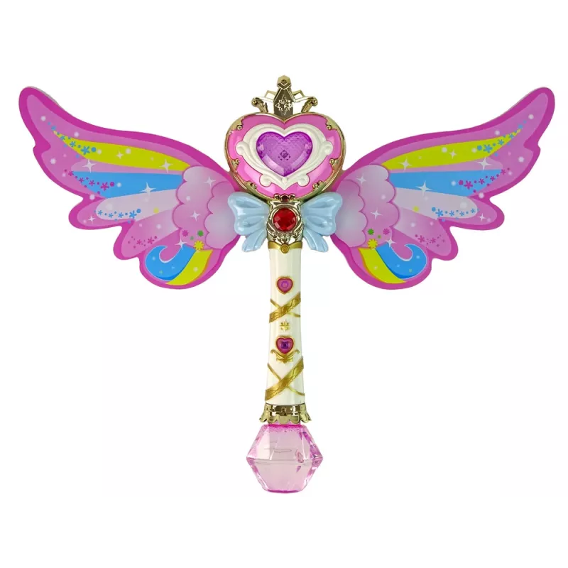 LEAN TOYS Bastoncino per bolle di sapone con luci e suoni rosa