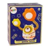 LEAN TOYS Giocattolo da bagno orsetto astronauta doccia con circolazione d'acqua ventose