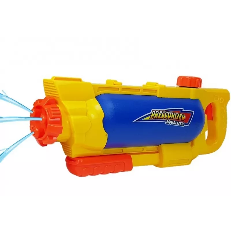 LEAN TOYS Pistola ad acqua 1450 ml giallo-blu