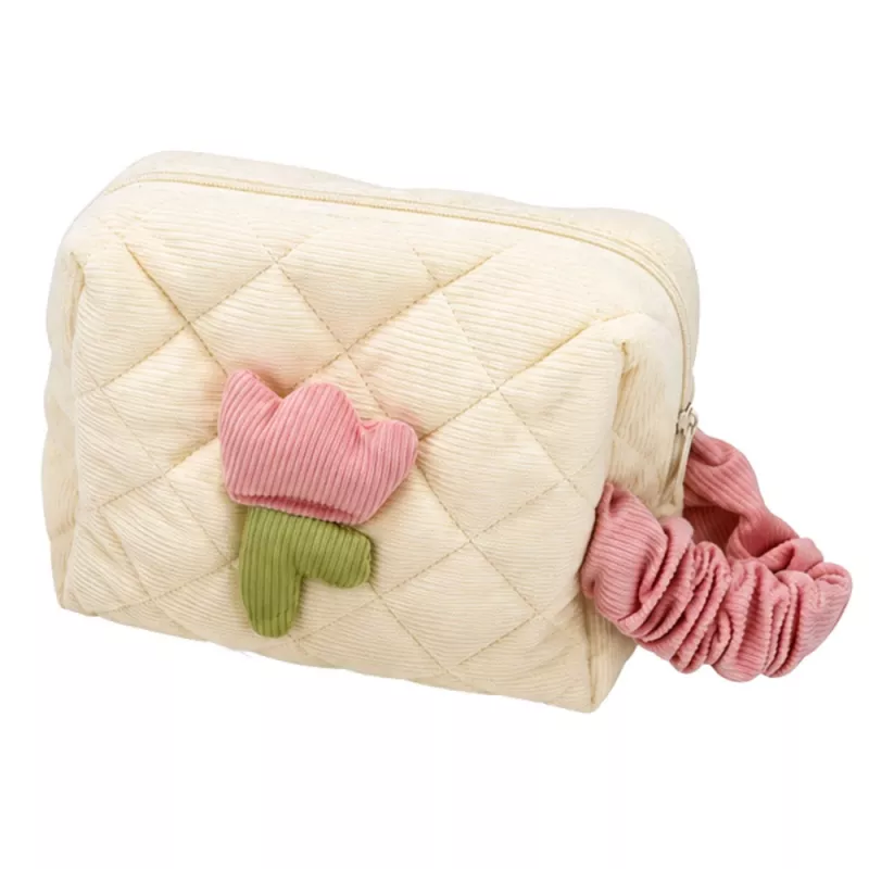 LEAN TOYS Set bellezza in legno con trucchi e borsa cosmetici accessori 16 pz.