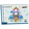 LEAN TOYS Mattoncini in legno colori pastello 28 pezzi castello