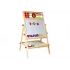 LEAN TOYS Lavagna in legno con abaco, orologio, numeri e magnete