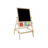 LEAN TOYS Lavagna in legno con abaco, orologio, numeri e magnete