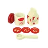 LEAN TOYS Macchina per il caffè in legno accessori cucina bambini
