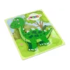 LEAN TOYS Puzzle in legno dinosauro isanosauro verde