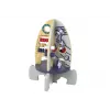 LEAN TOYS martello in legno perline didattiche ingranaggi