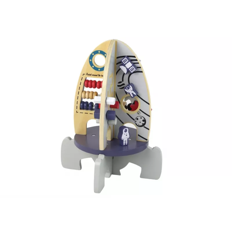 LEAN TOYS martello in legno perline didattiche ingranaggi