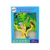 LEAN TOYS Puzzle in legno a blocchi con alberi uccelli pappagalli fai da te