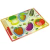 LEAN TOYS Set in legno per tagliare verdure 6 pezzi pomodoro peperone cetriolo