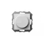 Interruttore dimmer LED ISR-005-01_E/B, 100W, bianco, manopola rotante, taglio di fase