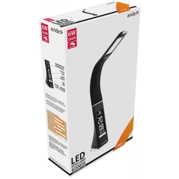 Avide lampada da scrivania LED Business Calendar nera 6W