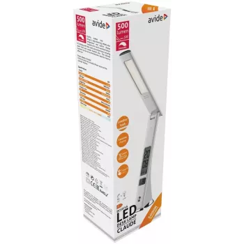 Avide Lampada da scrivania LED Business Claude Calendar bianco 5W